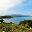 16. Pohled na moře u města Sarande, ležící na jihu Albánie